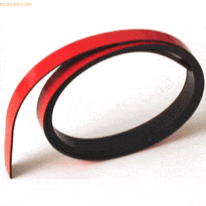 Ultradex Magnetisches Band 1000x9x1mm rot