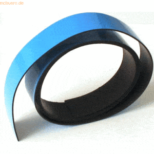 Ultradex Magnetisches Band 1000x19x1mm hellblau