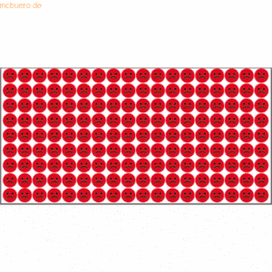 Ultradex Magnetisches Symbol Smily 50mm rot traurig VE= 5 Stück