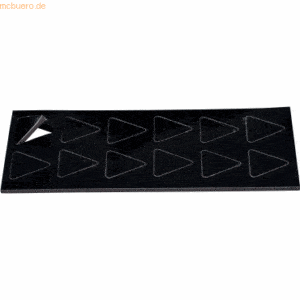 Ultradex Magnetische Symbole Dreieck 19x19mm VE=12 Stück schwarz