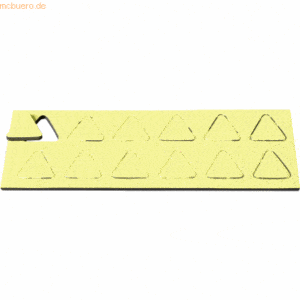 Ultradex Magnetische Symbole Dreieck 19x19mm VE=12 Stück lind