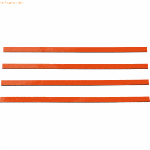 Ultradex Magnetisches Band 250x9x2mm VE=4 Stück rot