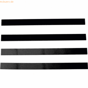 Ultradex Magnetisches Band 250x19x2mm VE=4 Stück schwarz