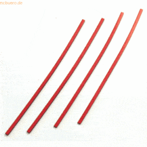 Ultradex Magnetische Abschnitte 40x9x2mm VE=18 Stück rot