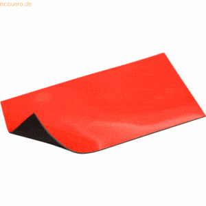 Ultradex Magnetische Platten 125x250x1mm rot