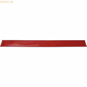 Ultradex Einsteckschiene magnetisch 420x34mm VE=1 Stück rot