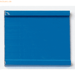 Ultradex Einsteckschiene magnetisch 40x34mm blau VE=12 Stück
