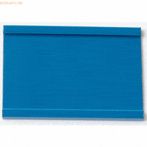 Ultradex Einsteckschiene magnetisch 50x34mm blau VE=9 Stück