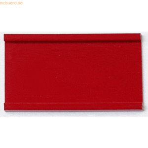 Ultradex Einsteckschiene magnetisch 60x34mm rot VE=7 Stück