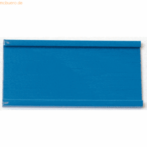 Ultradex Einsteckschiene magnetisch 70x34mm blau VE=6 Stück