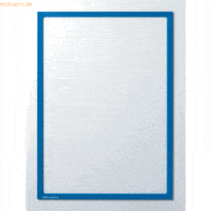 Ultradex Infotasche magnetisch für DIN A4 312x225mm VE=5 Stück blau