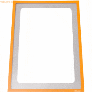 Ultradex Infotasche magnetisch für DIN A4 312x225mm VE=5 Stück orange