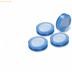 Ultradex Magnet für Glasboards DxH 25x6mm VE=4 Stück blau