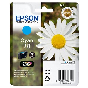 EPSON 18 / T1802 cyan Tintenpatrone