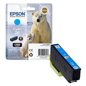 EPSON 26 / T2612 cyan Tintenpatrone