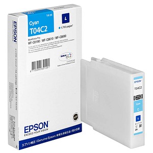 EPSON T04C2L cyan Tintenpatrone