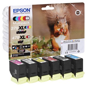 6 EPSON 378XL/478XL /T379D4 schwarz