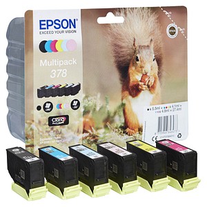 6 EPSON 378/T37884 schwarz