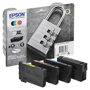 4 EPSON 35XL / T3596XL schwarz