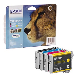 4 EPSON T0715 schwarz