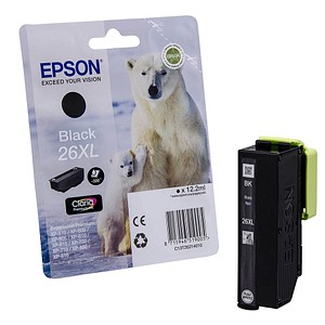 EPSON 26XL / T2621XL schwarz Tintenpatrone