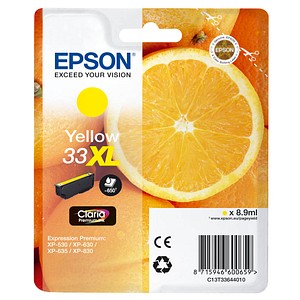 EPSON 33XL / T3364XL gelb Tintenpatrone