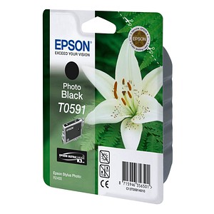 EPSON T0591 Foto schwarz Tintenpatrone