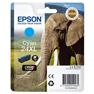 EPSON 24XL / T2432XL cyan Tintenpatrone