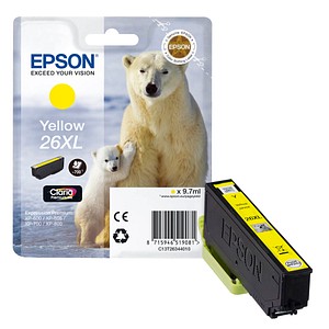 EPSON 26XL / T2634XL gelb Tintenpatrone