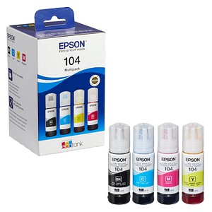 4 EPSON 104/T00P64 schwarz