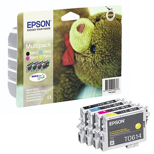 4 EPSON T0615 schwarz