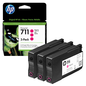 3 HP 711 magenta (CZ135A) Tintenpatronen