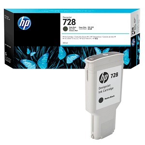 HP 728 schwarz matt (F9J68A) Tintenpatrone