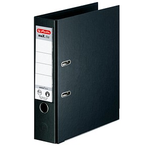 herlitz maX.file protect plus Ordner schwarz Kunststoff 8