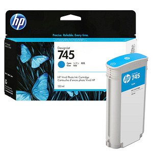 HP 745 cyan (F9J97A) Tintenpatrone