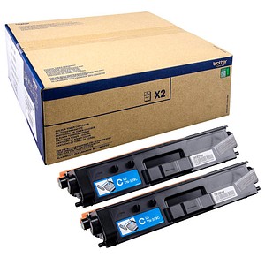 2 brother TN-329CTWIN cyan Toner