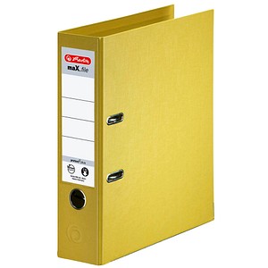 herlitz maX.file protect plus Ordner gelb Kunststoff 8