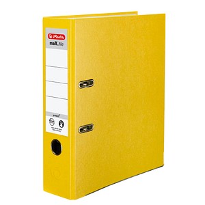 herlitz maX.file protect Ordner gelb Kunststoff 8