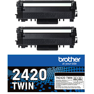 2 brother TN-2420TWIN schwarz Toner
