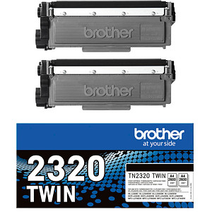 2 brother TN-2320TWIN schwarz Toner