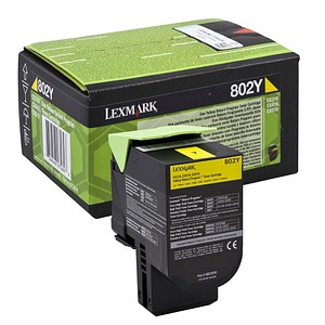 Lexmark 80C20Y0 gelb Toner