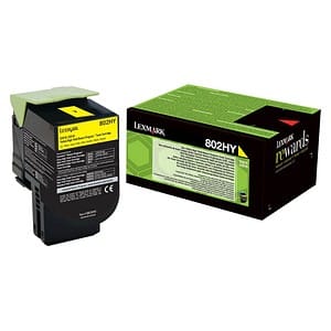 Lexmark 80C2HY0 gelb Toner