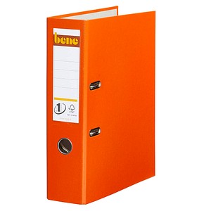 bene No.1 Power Ordner orange Kunststoff 8