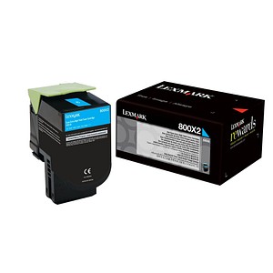 Lexmark 80C0X20 cyan Toner