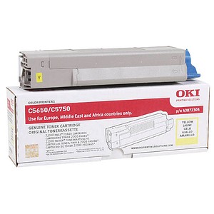 OKI 43872305 gelb Toner