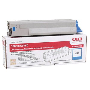 OKI 43865723 cyan Toner