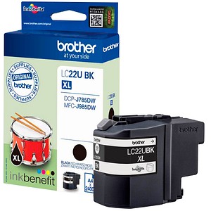 brother LC-22UBK schwarz Tintenpatrone