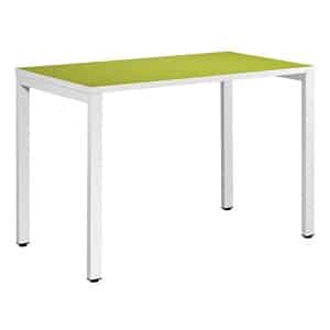 PAPERFLOW Schreibtisch grün rechteckig 4-Fuß-Gestell weiß 114