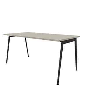 Quadrifoglio X3 Schreibtisch beton rechteckig 4-Fuß-Gestell grau 160