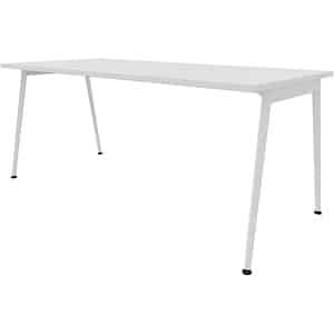 Quadrifoglio X3 Schreibtisch weiß rechteckig 4-Fuß-Gestell weiß 180
